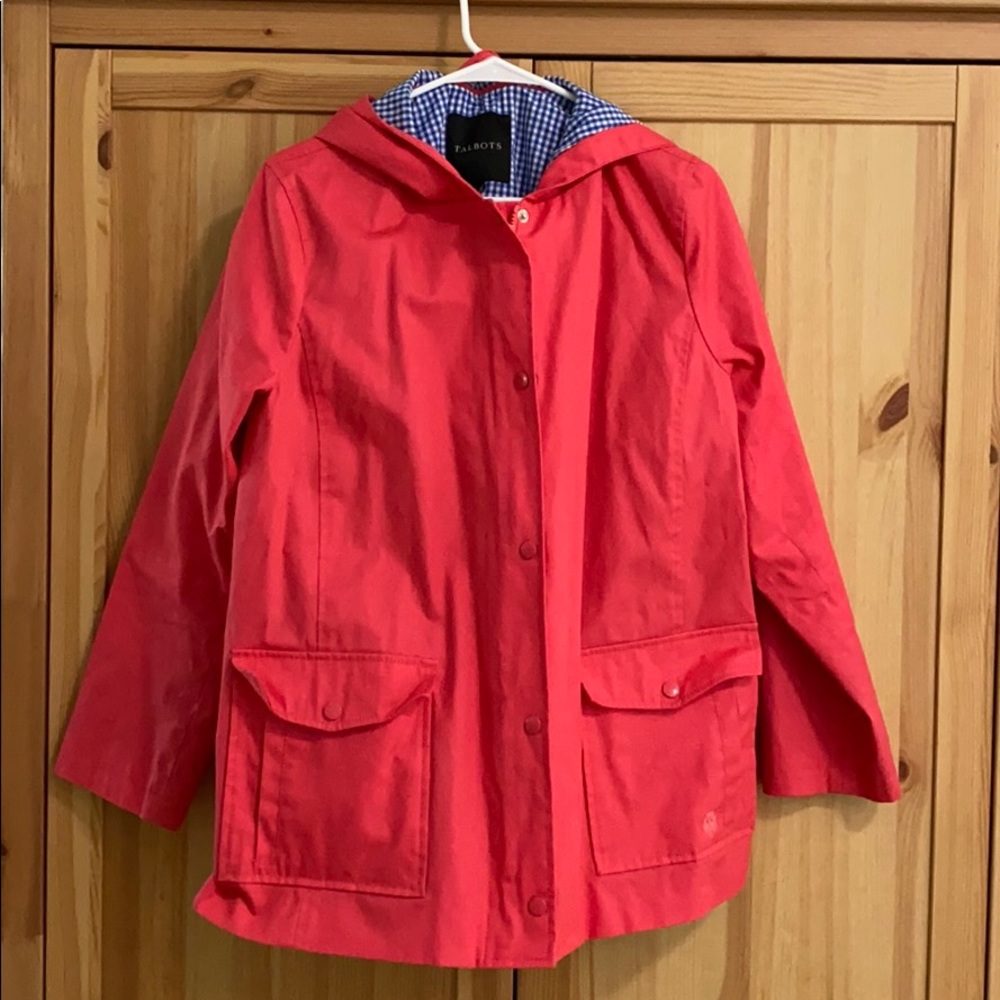 Pink Talbots Raincoat